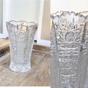 Schoenbrunn Starburst Echt Bleikristall Vase